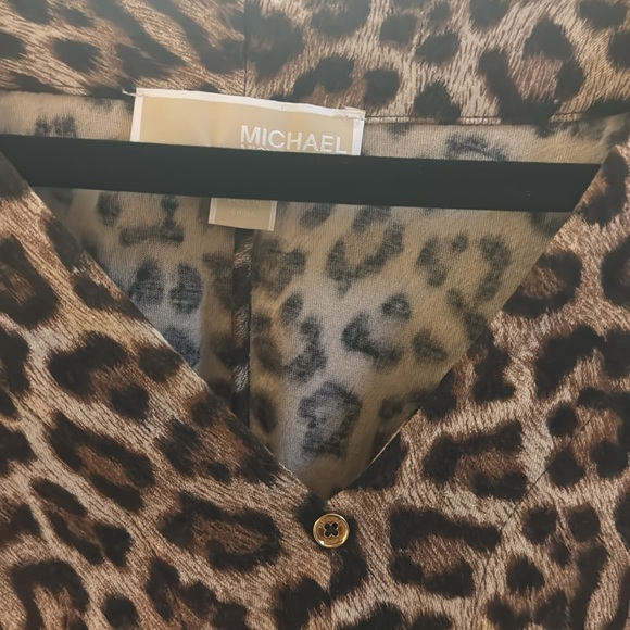 Michael Kors / Leopard Print Top - Picture 4 of 7